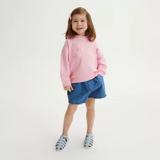 Spodnie i spodenki dla dziewczynek - Reserved - Szorty z falbankami - Niebieski - grafika 1