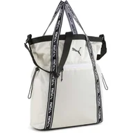 Torby sportowe - Torba Puma 09078103 AT ESS Tote Vapor Gray Biała - miniaturka - grafika 1