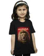 Bluzki dla niemowląt - Absolute Cult Disney Girls The Lion King Film Mufasa Plakat T-Shirt Czarny 7-8 Years - miniaturka - grafika 1