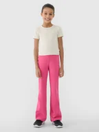 Spodnie i spodenki dla dziewczynek - 4F Legginsy dzianinowe dziewczęce - różowe 164 (13-14 lat) - miniaturka - grafika 1