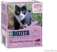 Mokra karma dla kotów - BOZITA Kawałki w sosie z krewetkami 370g - miniaturka - grafika 1