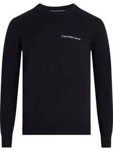 Calvin Klein Sweter w kolorze czarnym - Swetry męskie - miniaturka - grafika 1