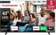 Telewizory - Thomson Q70 Series 43" 4K Ultra HD Smart TV Wi-Fi Czarny - miniaturka - grafika 1