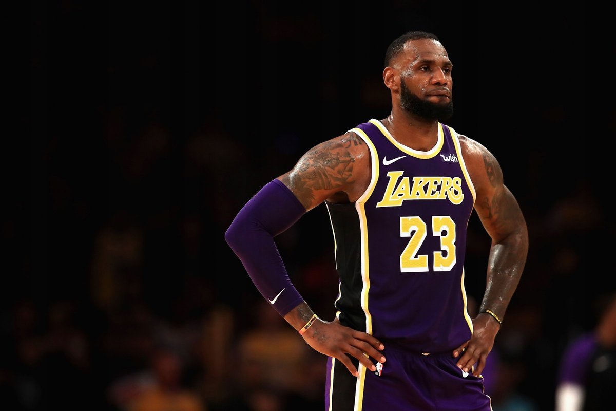 PODKŁADKA POD MYSZ Nadruk 22x18 cm LeBron James Los Angeles Lakers Prezent