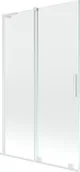 Parawany nawannowe - Mexen Velar L parawan nawannowy 2-skrzydłowy rozsuwany 110 x 150 cm, transparent, biały - 896-110-003-01-20 - miniaturka - grafika 1