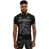 Kimona, stroje i obuwie - Venum x Polaris Rashguard Krótki Rękaw Black/Storm Grey - miniaturka - grafika 1