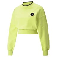 Bluzy damskie - Bluza damska Puma SWXP CREW NECK żółta 53356229-M - miniaturka - grafika 1
