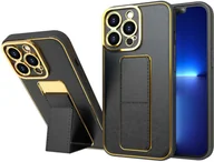 Etui i futerały do telefonów - Hurtel New Kickstand Case etui do Samsung Galaxy A12 5G z podstawką czarny - miniaturka - grafika 1