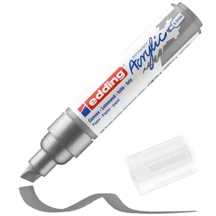 Marker EDDING 5000 akrylowy 5-10mm srebrny - Markery permanentne - miniaturka - grafika 1