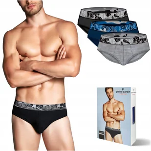 Slipy męskie 3 PARY PIERRE CARDIN CAMOUFLAGE - M - Majtki męskie - miniaturka - grafika 1