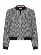 Kurtki damskie - Kurtka damska Tommy Hilfiger Tedi Bomber przejściowa bomberka-XS - miniaturka - grafika 1