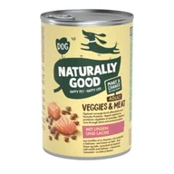 Mokra karma dla psów - Naturally Good Veggies & Meat 6 x 400 g Soczewica i łosoś 6x400 g - miniaturka - grafika 1
