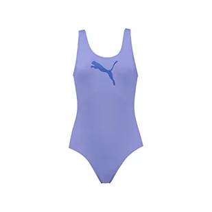 PUMA Damski strój kąpielowy jednoczęściowy, elektryczny fioletowy, S, purpurowy elektryczny, S - Stroje kąpielowe dla dziewczynek - miniaturka - grafika 1