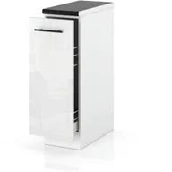 Szafki kuchenne - Szafka Kuchenna Stojąca Z Blatem Szafka Cargo 20cm Spremium Biały Połysk - miniaturka - grafika 1