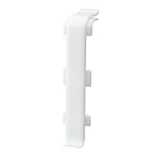 Listwy przypodłogowe - Łącznik do listew przypodłogowych Lars 73x10x15mm biały mat 2szt - miniaturka - grafika 1