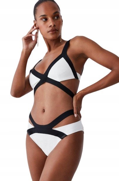 KAREN MILLEN DÓŁ OD BIKINI FIGI BIAŁE S Y1N