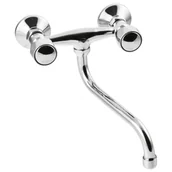 Baterie umywalkowe - Bateria umywalkowo-zlewozmywakowa Modena typu S 20 cm chrom Invena - miniaturka - grafika 1