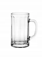 Szklanki - KUFEL DO PIWA SZKLANKA KUBEK Z UCHEM 500ml - miniaturka - grafika 1