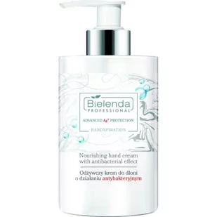 Bielenda PROFESSIONAL HANDSPIRATION ODŻYWCZY KREM DO DŁONI O DZIAŁANIU ANTYBAKTERYJNYM 300ML - Kremy i maski do rąk - miniaturka - grafika 1