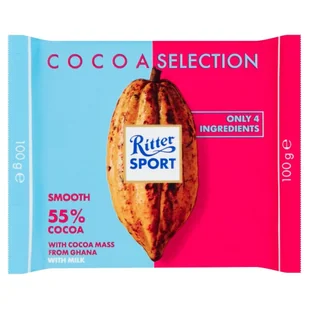Ritter Sport Czekolada 55% kakao z Ghany 100g 0AD6-2936E - Czekolada - miniaturka - grafika 1