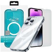 Etui i futerały do telefonów - Benks Etui Magnetic Cristal + ochrona ekranu do iPhone 14 Pro Max przezroczyste - miniaturka - grafika 1