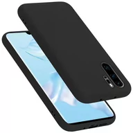 Etui i futerały do telefonów - Pokrowiec Do Huawei P30 PRO Etui w LIQUID CZARNY TPU Silikon Case Cover Obudowa Ochronny Cadorabo - miniaturka - grafika 1