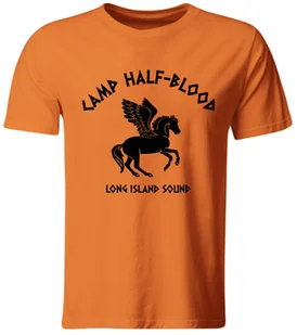 Koszulka z Nadrukiem Camp Half Blood. Prezent dla Fana, roz. L - Koszulki męskie - miniaturka - grafika 1