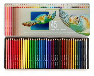 Bruynzeel-Sakura Bruynzeel, kredki ołówkowe, Żółwie, 45 kolorów - Przybory szkolne - miniaturka - grafika 1