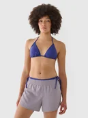 Spodenki damskie - 4F Spodenki plażowe damskie - szare XS - miniaturka - grafika 1