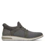 Półbuty męskie - Półbuty Rieker 11358-42 Szary - miniaturka - grafika 1