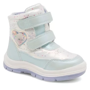 Buty dla dziewczynek - Botki Frozen AW23-231DFR Niebieski - grafika 1