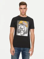 Koszulki męskie - Replay T-Shirt M6951 .000.2660 Czarny Regular Fit - miniaturka - grafika 1