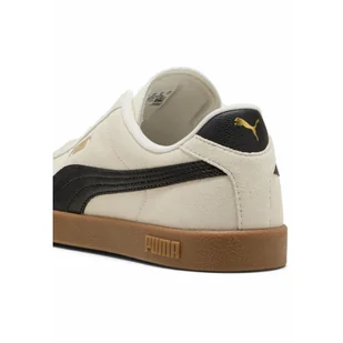 Sneakersy zamszowe unisex PUMA Club II PUMA Alpine Snow Black Gold White - Buty trekkingowe damskie - miniaturka - grafika 1