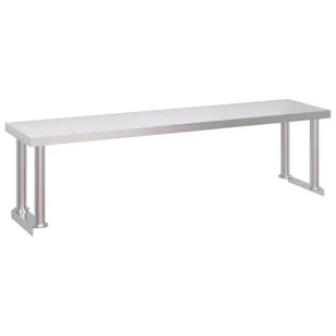 Kuchenny stół roboczy z półką, 120x60x115 cm, stal nierdzewna - Meble gastronomiczne - miniaturka - grafika 8