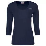 Tenis ziemny - Koszulka tenisowa damska z rękawem 3/4 Head Club Tech Shirt - miniaturka - grafika 1