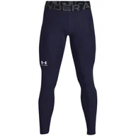 Bielizna sportowa męska - Męskie kalesony Under Armour HG Armour Leggings Rozmiar: S / Kolor: ciemnoniebieski - miniaturka - grafika 1