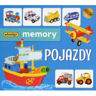 Adamigo Memory pojazdy - Gry planszowe - miniaturka - grafika 2