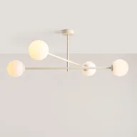 Lampy sufitowe - Pinne lampa sufitowa 4xE14 kremowa 1080PL_L9 - miniaturka - grafika 1