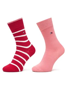 Tommy Hilfiger Zestaw 2 par wysokich skarpet dziecięcych 701229939 Różowy - Skarpetki dla dzieci - miniaturka - grafika 1