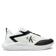 Sneakersy męskie - Sneakersy Calvin Klein Jeans Eva Runner Low Lace Ml YM0YM00968 Biały - miniaturka - grafika 1