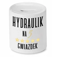 Skarbonki - SKARBONKA DLA HYDRAULIKA NA PIĘĆ GWIAZDEK z Nadrukiem ze Zdjęciem - miniaturka - grafika 1