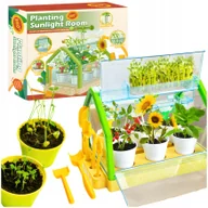 Szklarnie ogrodowe - Szklarnia Mini eksperyment edukacyjny miniaturowy ogród na rośliny kwiaty - miniaturka - grafika 1