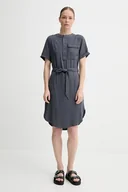 Sukienki - G-Star sukienka kolor szary mini prosta D26157-D573 - miniaturka - grafika 1