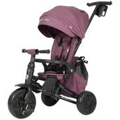 Rowerki trójkołowe - Trójkołowiec QPLAY Nova Max Siedzisko 360°, Aluminiowa rama, Wolne koło, Opony EVA Fioletowy - miniaturka - grafika 1