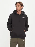 Bluzy męskie - The North Face Bluza Simple Dome NF0A89FC Czarny Regular Fit - miniaturka - grafika 1