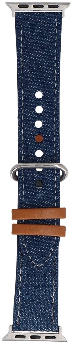 GlacierX pasek do smartwatcha Classic Denim Ink Blue do Apple Watch 38/40/41mm Granatowy