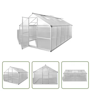 Szklarnia Living Store z fundamentem Wzmocnione aluminium 9,025 m² - Szklarnie ogrodowe - miniaturka - grafika 1