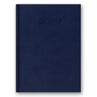 Kalendarze - Kalendarz 2019 51D B5 książkowy dzienny niebieski - miniaturka - grafika 1