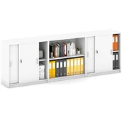 Zestawy mebli biurowych - B2B Partner Zestaw szaf MIRELLI, Typ II - biały 437541 - miniaturka - grafika 1