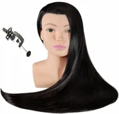 Główki treningowe - Główka głowa fryzjerska treningowa strzyżenia statyw uchwyt 70 cm classic - miniaturka - grafika 1